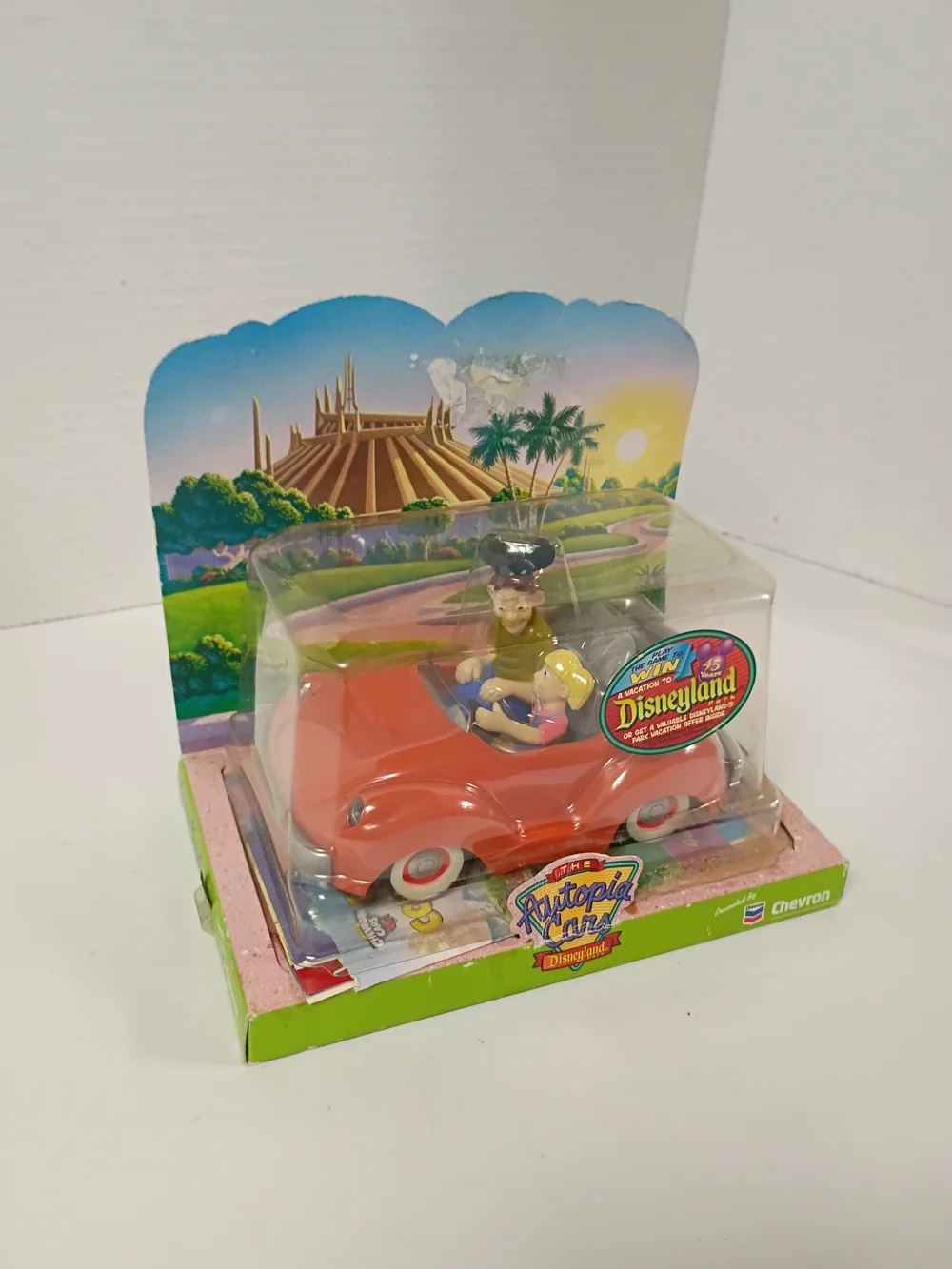 The Autopia Cars Disneyland Suzy Orange Year 2000 RARE Chevron Cars